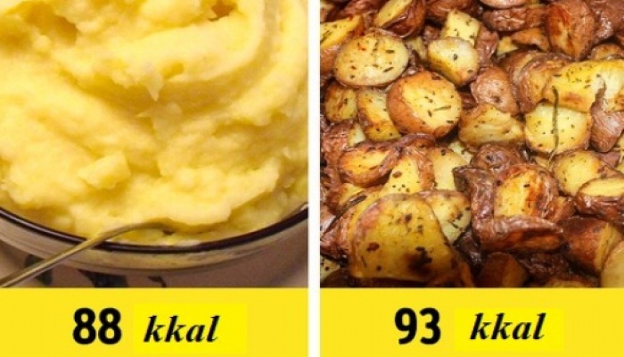 Ərzaqların hazırlanma qaydasına görə kalori dəyişimi