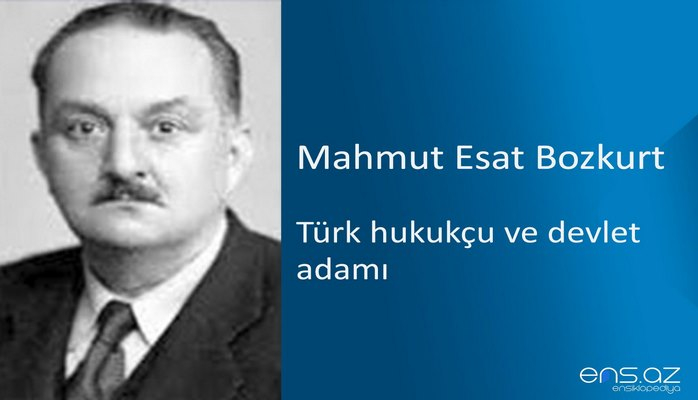 Mahmut Esat Bozkurt