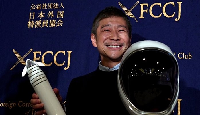 Японский миллиардер возьмет на Луну людей, которые "хотят улучшить мир"