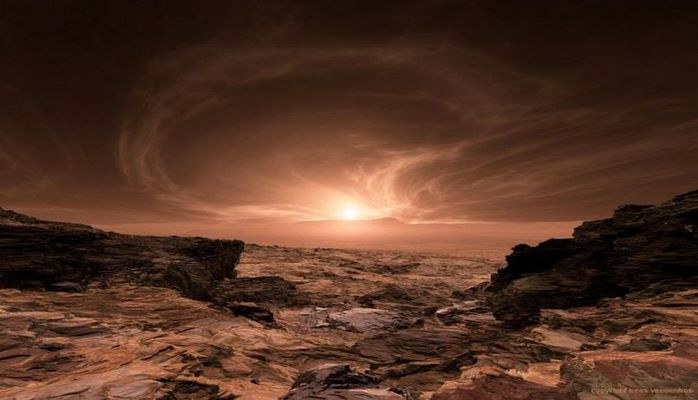 NASA удалось записать шум ветра на Марсе