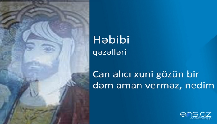 Həbibi - Can alıcı xuni gözün bir dəm aman verməz, nedim