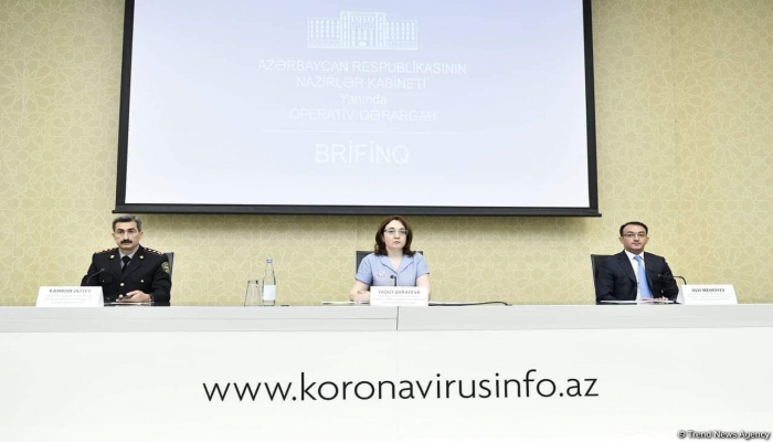 Оперативный штаб при Кабмине Азербайджана проводит брифинг (Прямая трансляция)