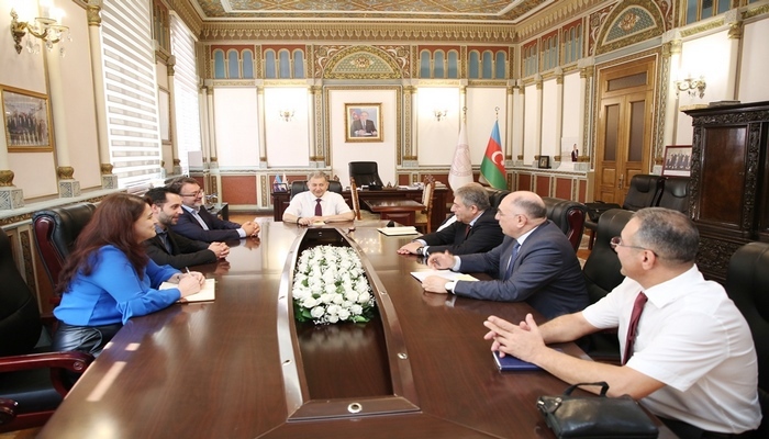 AMEA-da Fransanın Monpelye Universitetinin  nümayəndələri ilə görüş keçirilib