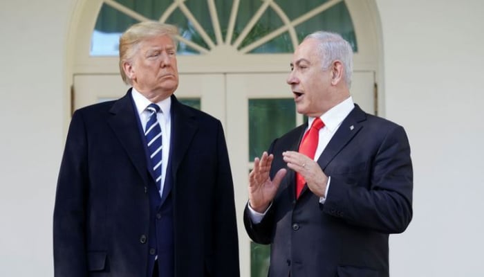 Tramp Netanyahu ilə Yaxın Şərq Sülh planının detallarını açıqlayıb