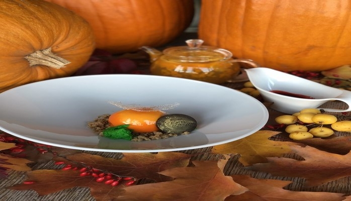 Рецепт дня: тыквенный мусс-сфера
