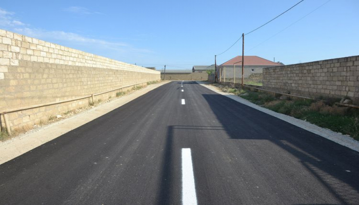 Xəzər rayonunda son üç ayda 18 km yol təmir edilib