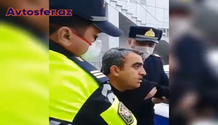 Yol polisləri halı pisləşən sürücünü xilas edib xəstəxanaya çatdırdılar