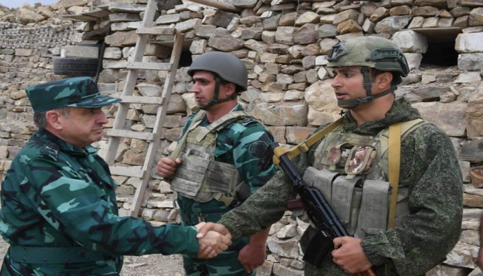 Магеррам Алиев и Эльчин Гулиев побывали в воинских частях и подразделениях отдельной пограндивизии «Газах»