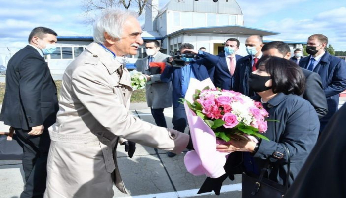 Сахиба Гафарова прибыла с визитом в Россию