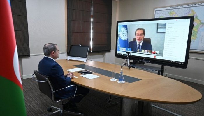 Джейхун Байрамов выступил на неофициальном заседании Совета глав МИД стран-членов ОЧЭС