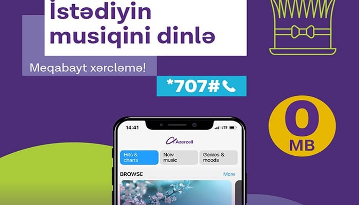 Azercell-lə Mobil Musiqi limitsiz oldu!