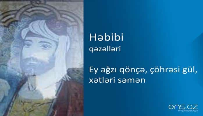 Həbibi - Ey ağzı qönçə, çöhrəsi gül, xətləri səmən