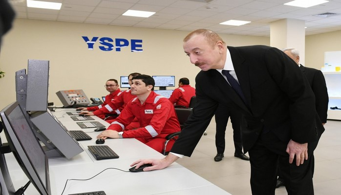 Prezident İlham Əliyev Sumqayıtda “SOCAR Polymer”in yüksək sıxlıqlı polietilen zavodunun açılışında iştirak edib
