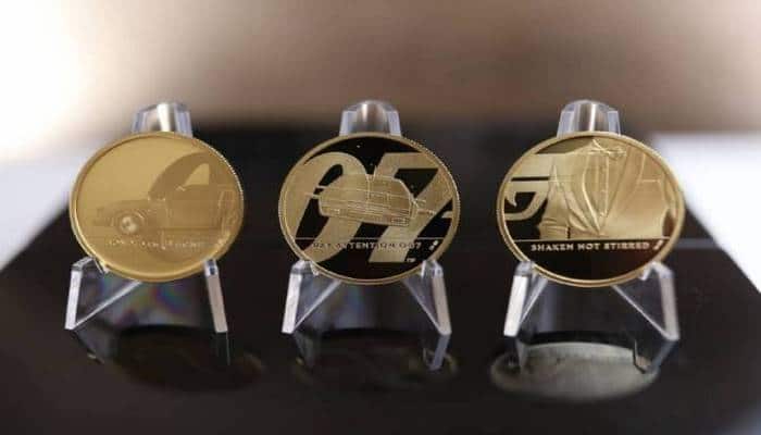 В Великобритании выпустили монету в честь Джеймса Бонда