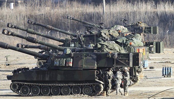США и Южная Корея возобновили совместные военные учения