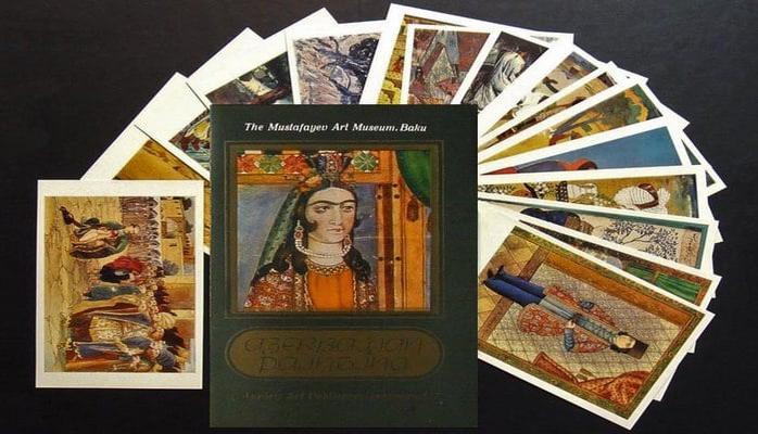 Азербайджанская живопись в открытках 1980 года (ФОТО)