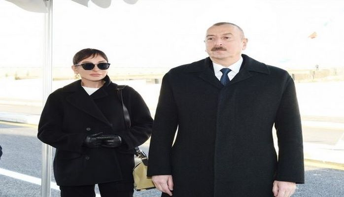 Ильхам Алиев на открытии Ясамальского жилого комплекса