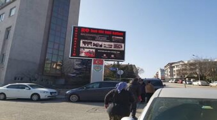 Türkiyədə reklam lövhələrində 20 Yanvarla bağlı fotolar yayıldı