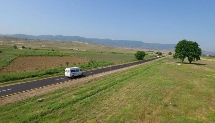 Şəmkir-Abbaslı-Nərimanlı yolu yenidən quruldu