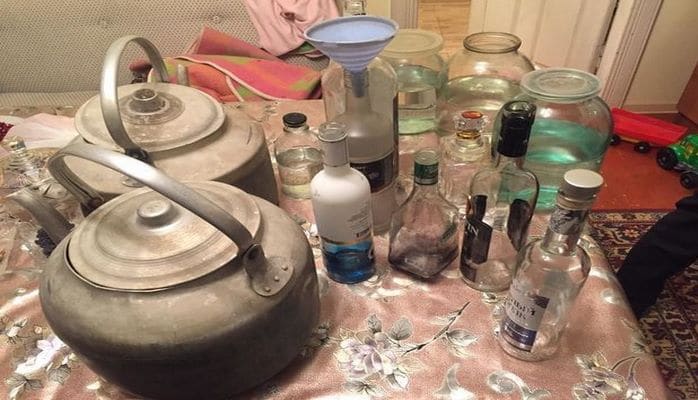 В Мингячевире обнаружен цех по производству поддельной водки