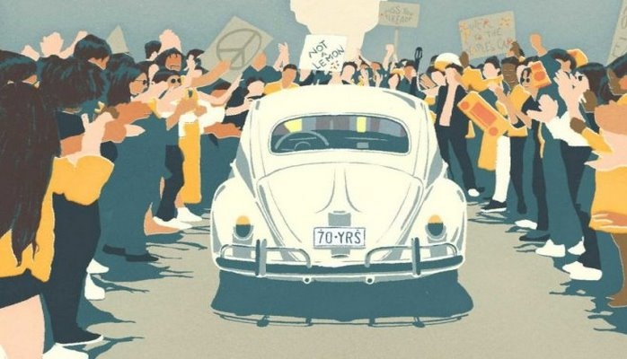 Volkswagen “Beetle” ilə belə vidalaşdı