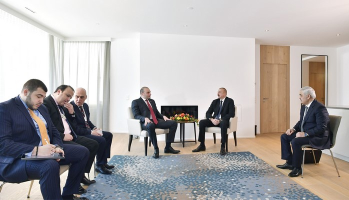 Состоялась встреча между президентом Азербайджана и премьер-министром Грузии