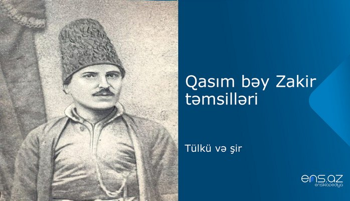 Qasım bəy Zakir - Tülkü və şir