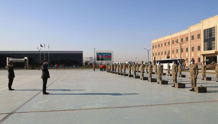 Группа азербайджанских миротворцев отправлена в Афганистан