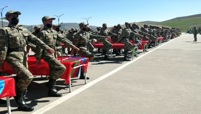 Azərbaycan Ordusunda andiçmə mərasimi keçirilib