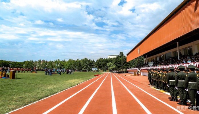 Azərbaycan Ali Hərbi Məktəbində buraxılış mərasimi keçirilib