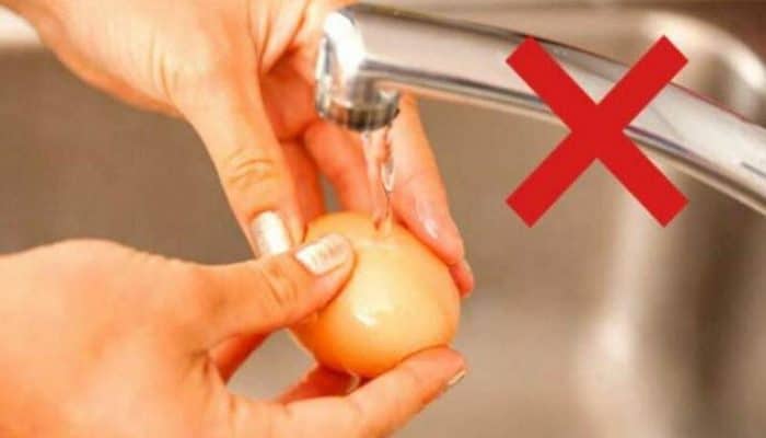 Yumurtanı suda yuyaraq istifadə edənlərin diqqətinə