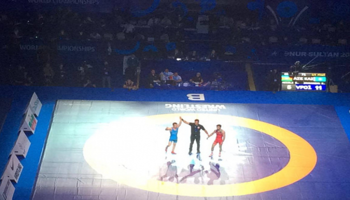 Eldəniz Əzizli bürünc medal uğrunda mübarizə aparacaq