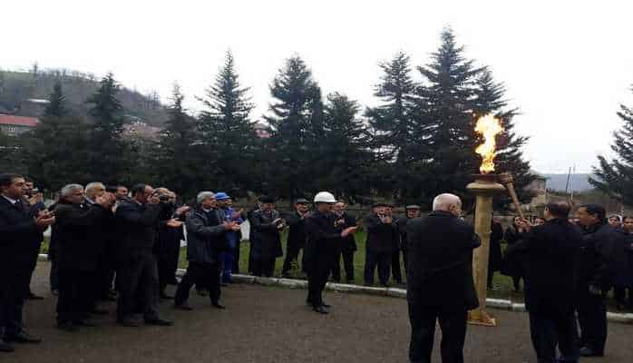 Astaranın Rinə kəndinə təbii qaz verilib