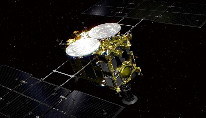 Японский зонд успешно посадил на астероид Рюгу роботов-исследователей