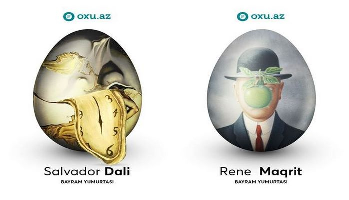 Bayram yumurtasını məşhur rəssamlar boyasaydı