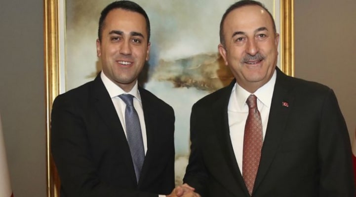 Çavuşoğlu italiyalı həmkarı ilə Şərqi Aralıq dənizi və Liviyadakı vəziyyəti müzakirə edib