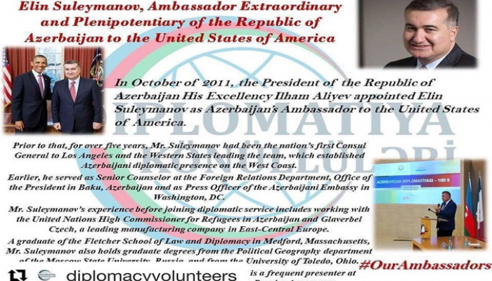 Elin Süleymanov ABŞ-ın nüfuzlu qəzetində Qarabağ münaqişəsindən yazdı