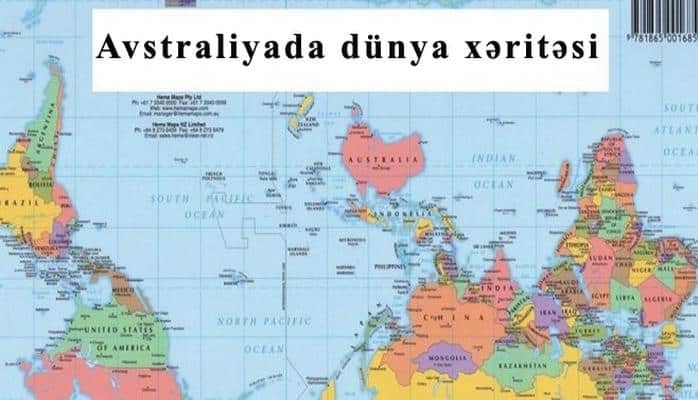 Sən demə, müxtəlif ölkələrdə dünya xəritəsi müxtəlif olurmuş – 7 nümunə