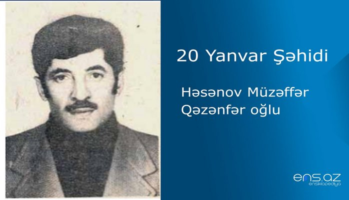 Həsənov Müzəffər Qəzənfər oğlu