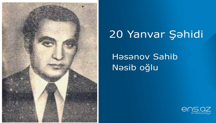Həsənov Sahib Nəsib oğlu