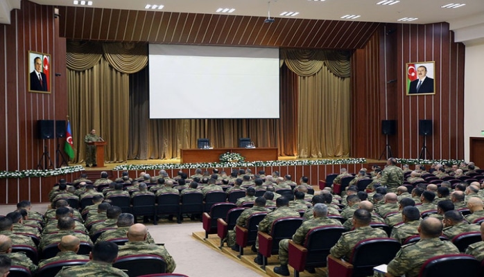 Azərbaycan Ordusunun komandir heyətinin toplanışı keçirilir