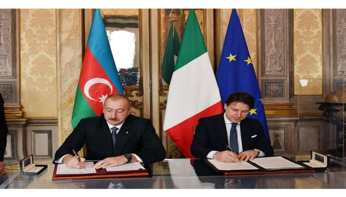 Состоялся обмен азербайджано-итальянскими документами
