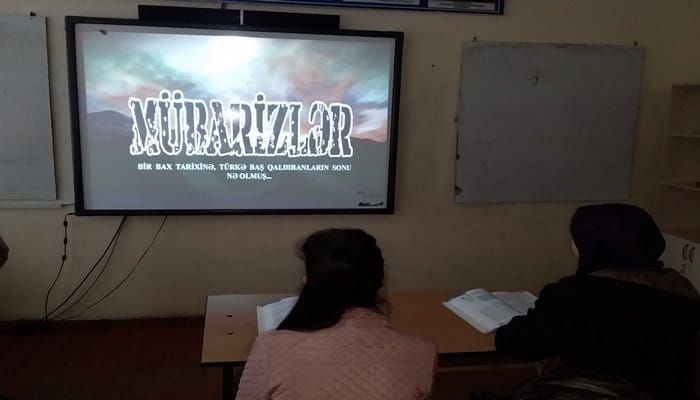 İbrahim müəllim Elşən İsmayılın yaradıcılığından "Tarix dərsi", "Mübarizlər" və "TUĞ" filmlərini nümayiş etdirib