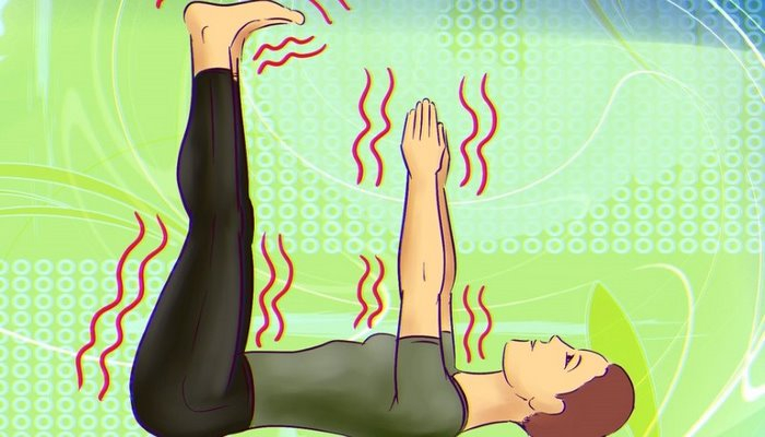 Yata bilməyənlər üçün poza – Əllər, ayaqlar yuxarı