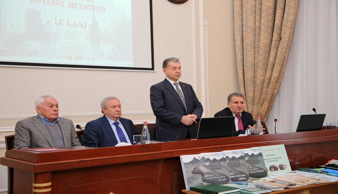B  Институте геологии и геофизики Национальной академии наук Азербайджана состоялось очередное заседание Президиума НАНА