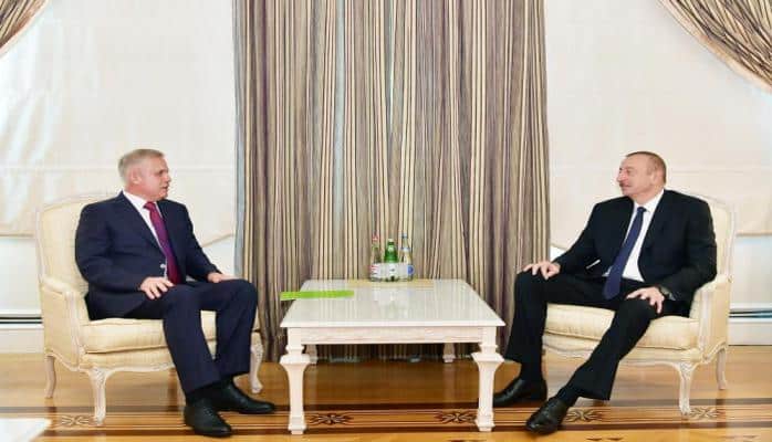 Президент Ильхам Алиев принял госсекретаря Совета безопасности Беларуси