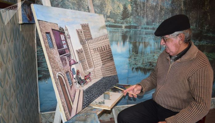 Bəhlulzadədən ilham almış sənətkar: rəsmlə məşğul olmasaydım, ölmüşdüm
