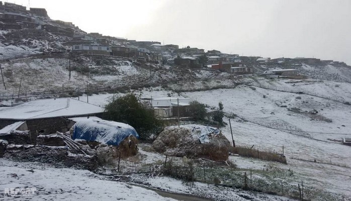В Азербайджане выпал первый снег