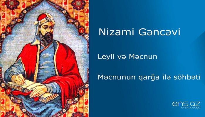 Nizami Gəncəvi - Leyli və Məcnun/Məcnunun qarğa ilə söhbəti