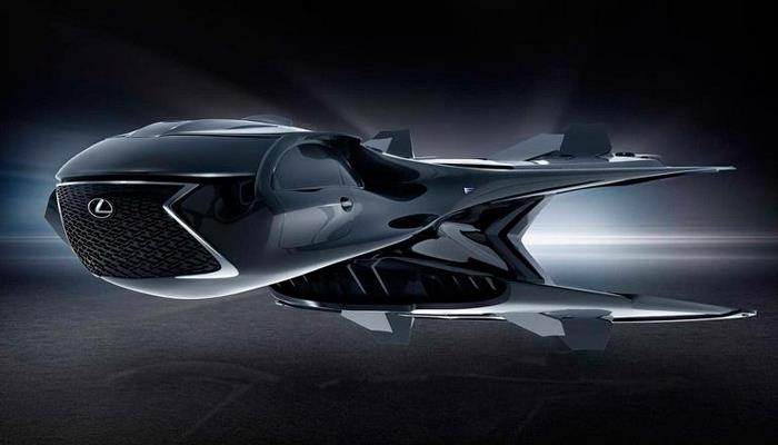 Компания Lexus показала концепт летающего автомобиль для фильма «Люди в черном»
